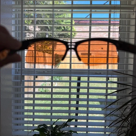 adidas Men's Black Frame Sunglasses with Orange Lenses - Picture 5 of 6